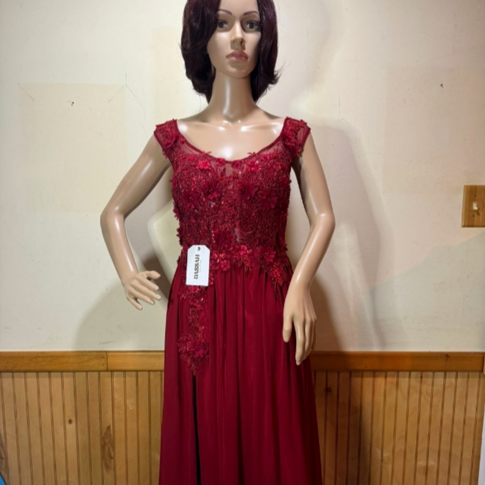 Luxury Wine dress